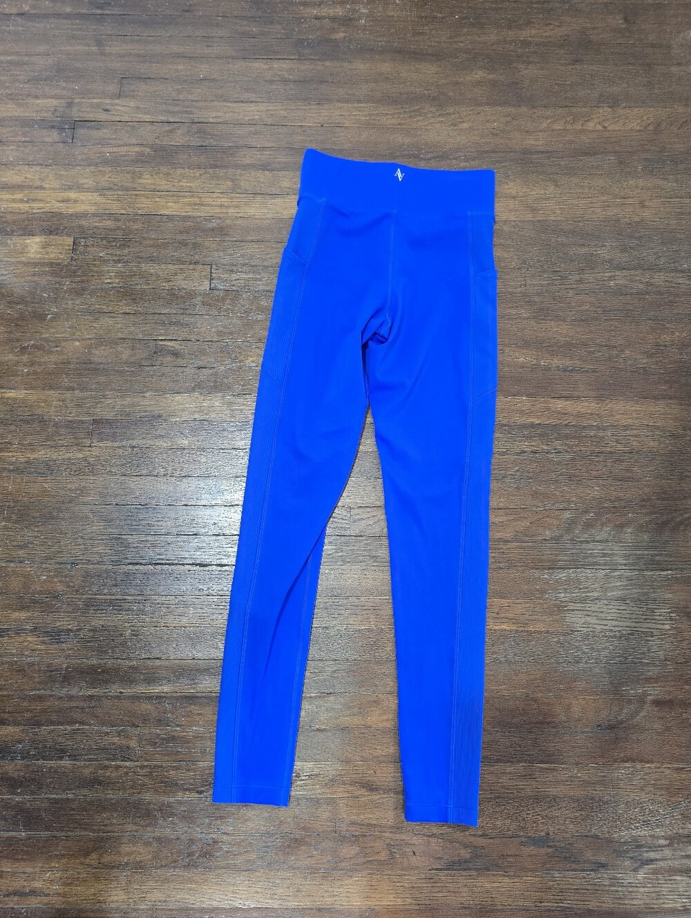 AV Bright Blue Active Leggings. Yoga Leggings.